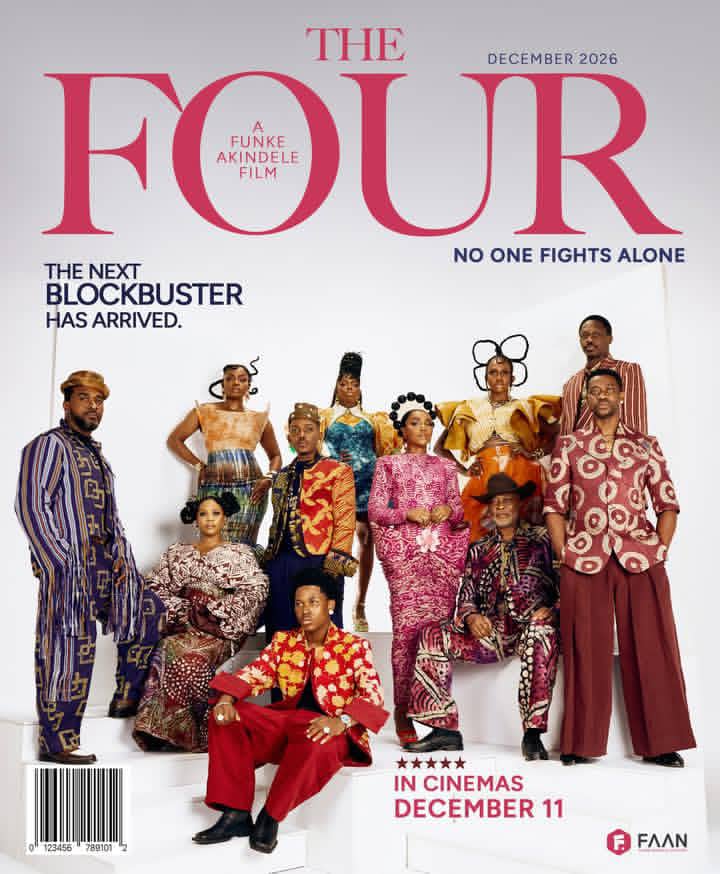 Official ensemble poster for The Four: No One Fights Alone